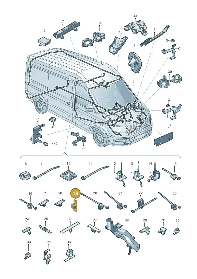 6R0971930 — Volkswagen E-Crafter 35 (2018-2024) diagram 806971820, position 19