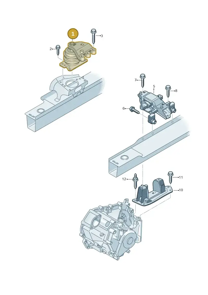 6RF199262Q — Volkswagen Polo Vivo (2017-) diagram 495199600, position 1