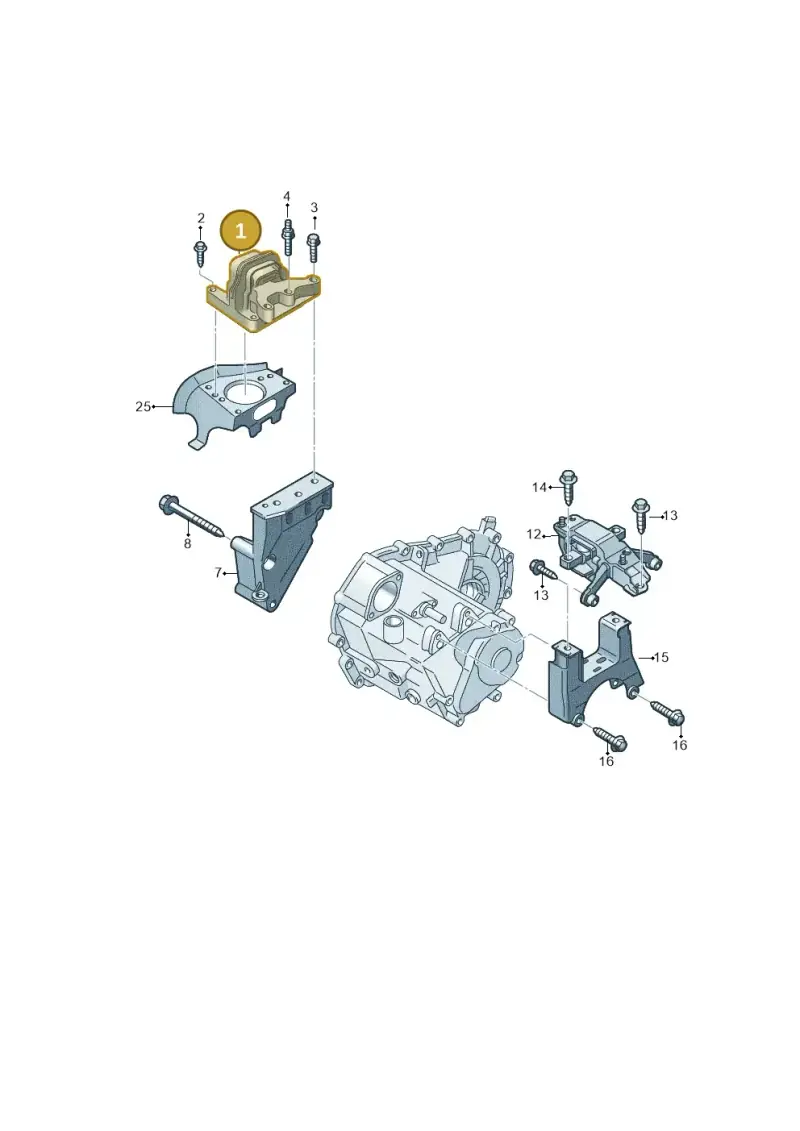 6RF199262R — Volkswagen Ameo 1,0 (2016-2020) diagram 883199250, position 1