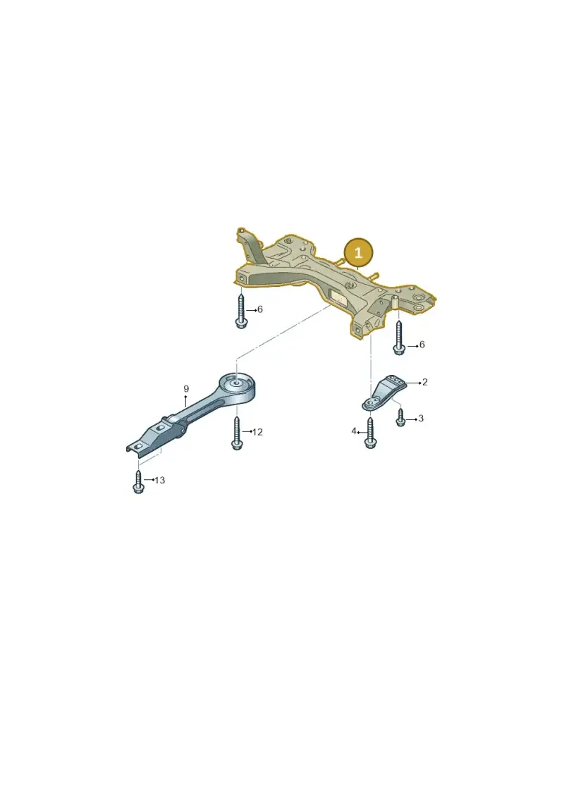 6RF199315D — Volkswagen Ameo 1,0 (2016-2020) diagram 883199100, position 1