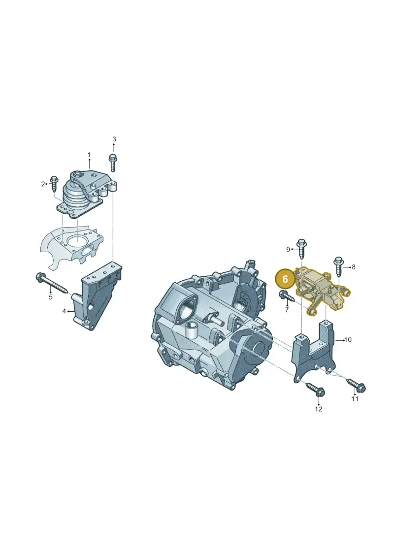 6RF199555H — Volkswagen Polo (2014-2022) diagram 883199018, position 6