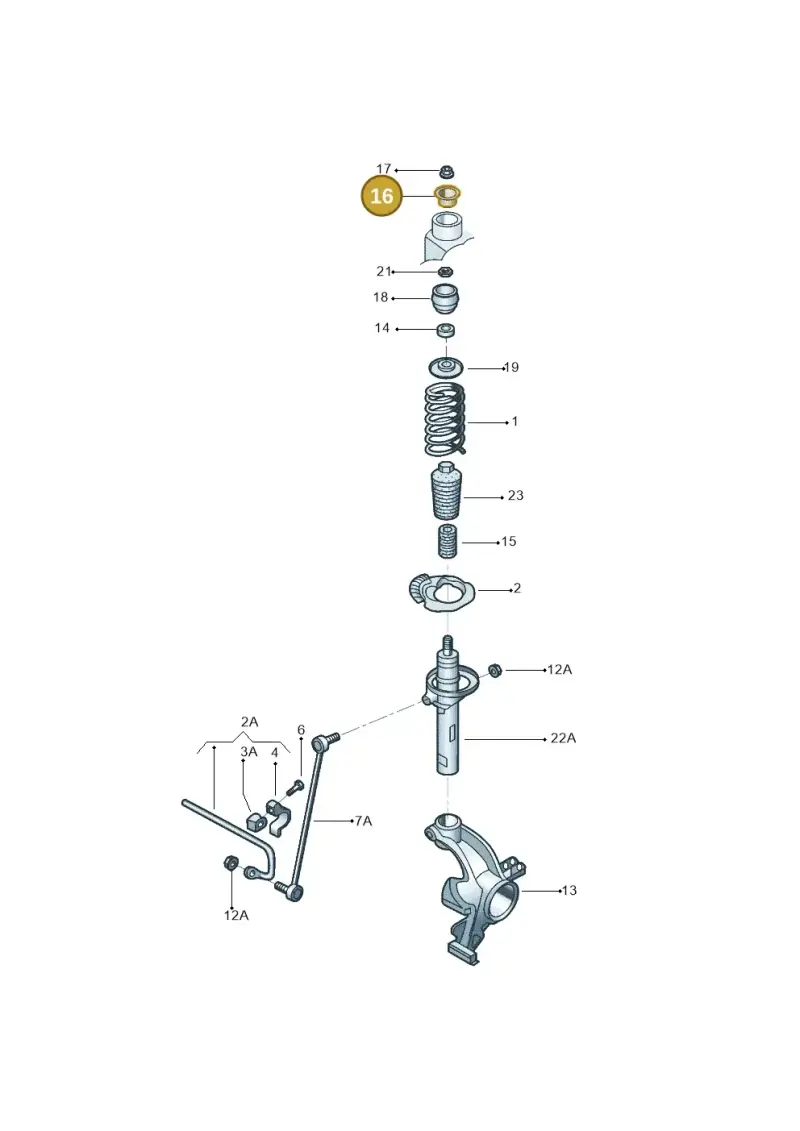 6RF412319 — Volkswagen Polo Track (2023-) diagram 602411000, position 16