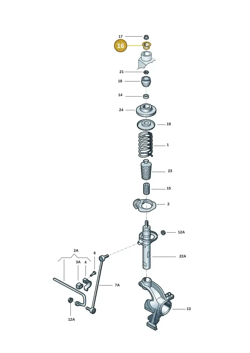 6RF412319 — Volkswagen Nivus (2020-) diagram 67b411000, position 16