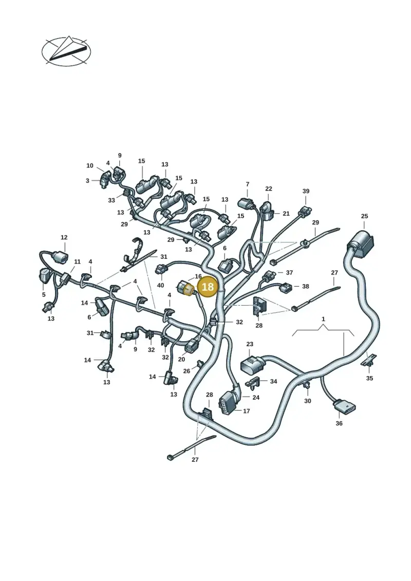 6X0971921D — Volkswagen Multivan (2021-) diagram 7t0971200, position 18