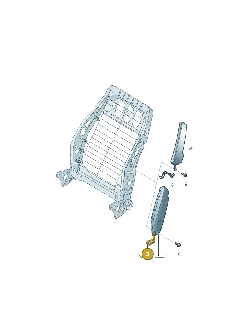 6X0972783 — Volkswagen Amarok twin cab (2022-) diagram 866880200, position 3