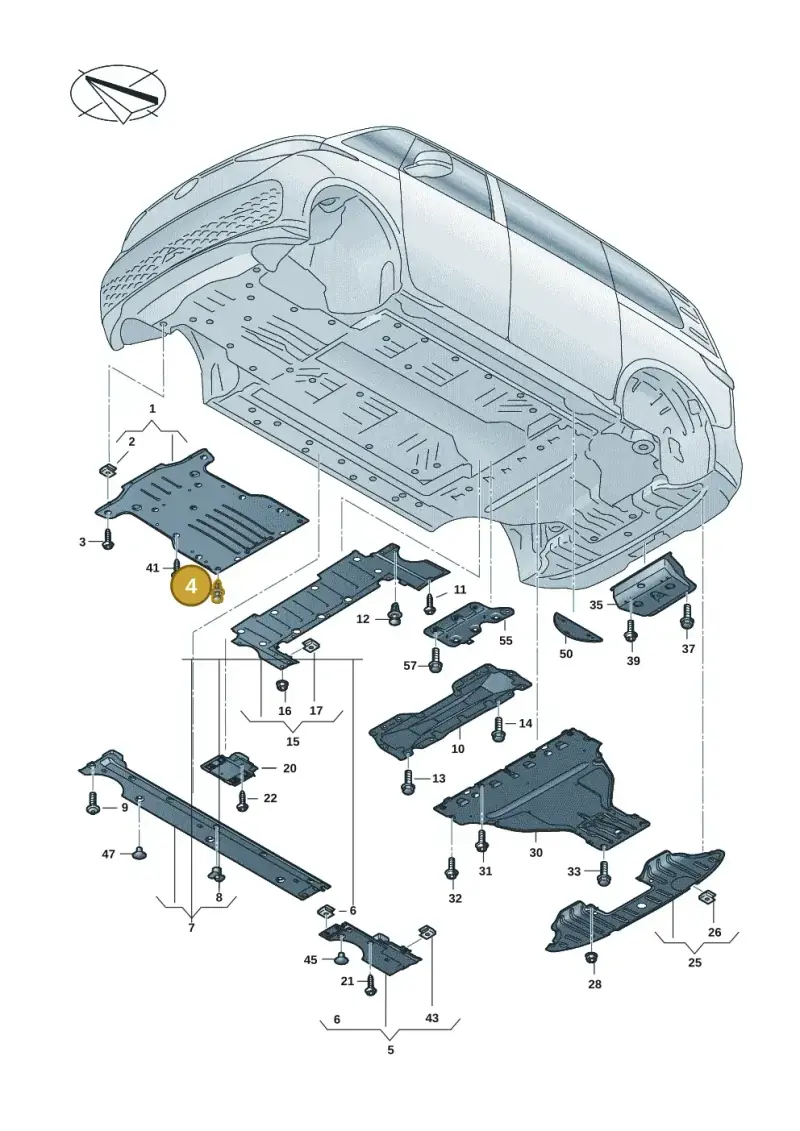 701867299 — Volkswagen ID.Buzz (2022-) diagram 15a825000, position 4