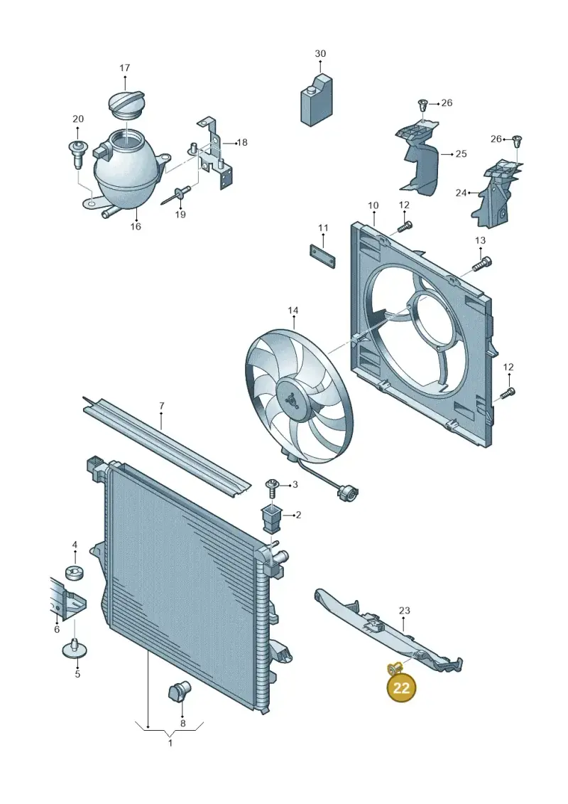 701867299 — Volkswagen Amarok twin cab (2022-) diagram 683121900, position 22