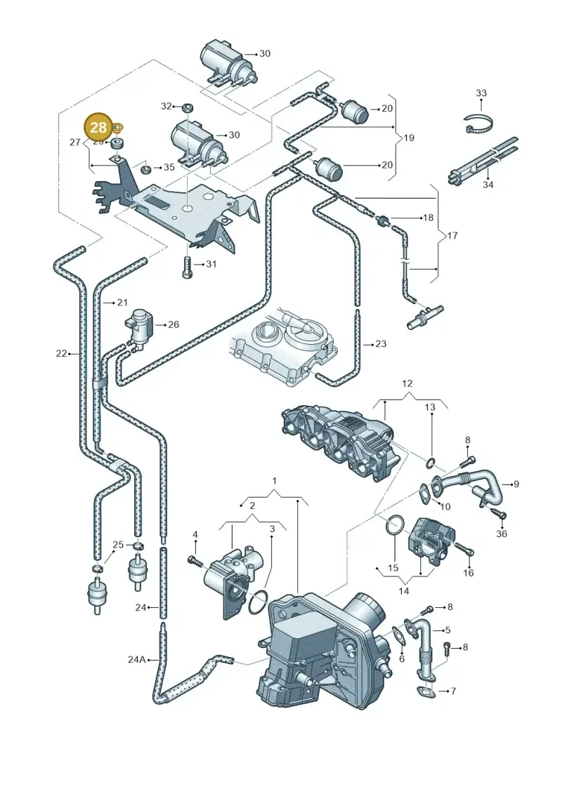 701955756 — Volkswagen Transp. caravelle (2009-2011) diagram 680131550, position 28