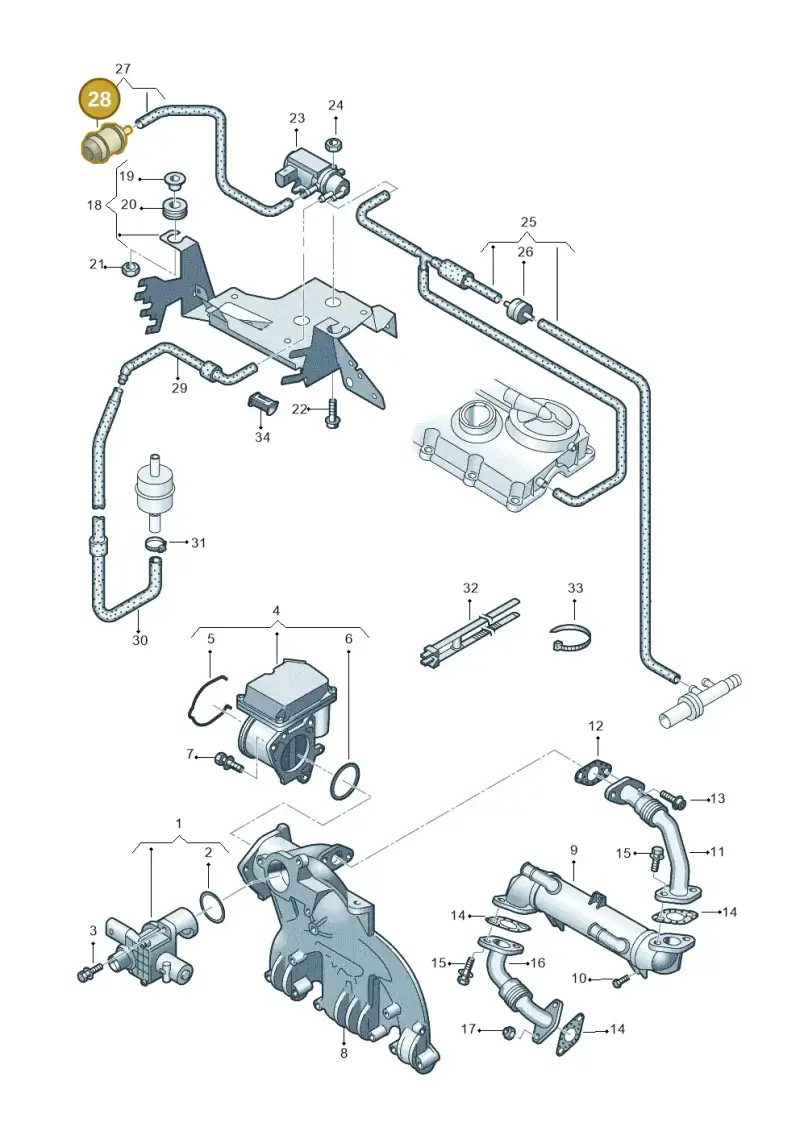 702129965 — Volkswagen TRANSPORTER GESCHL.    08 (2007-) diagram 630131700, position 28