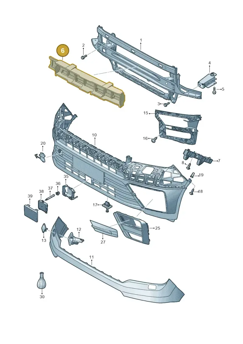 7C0807248B — Volkswagen E-Crafter 35 (2018-2024) diagram 806807000, position 6