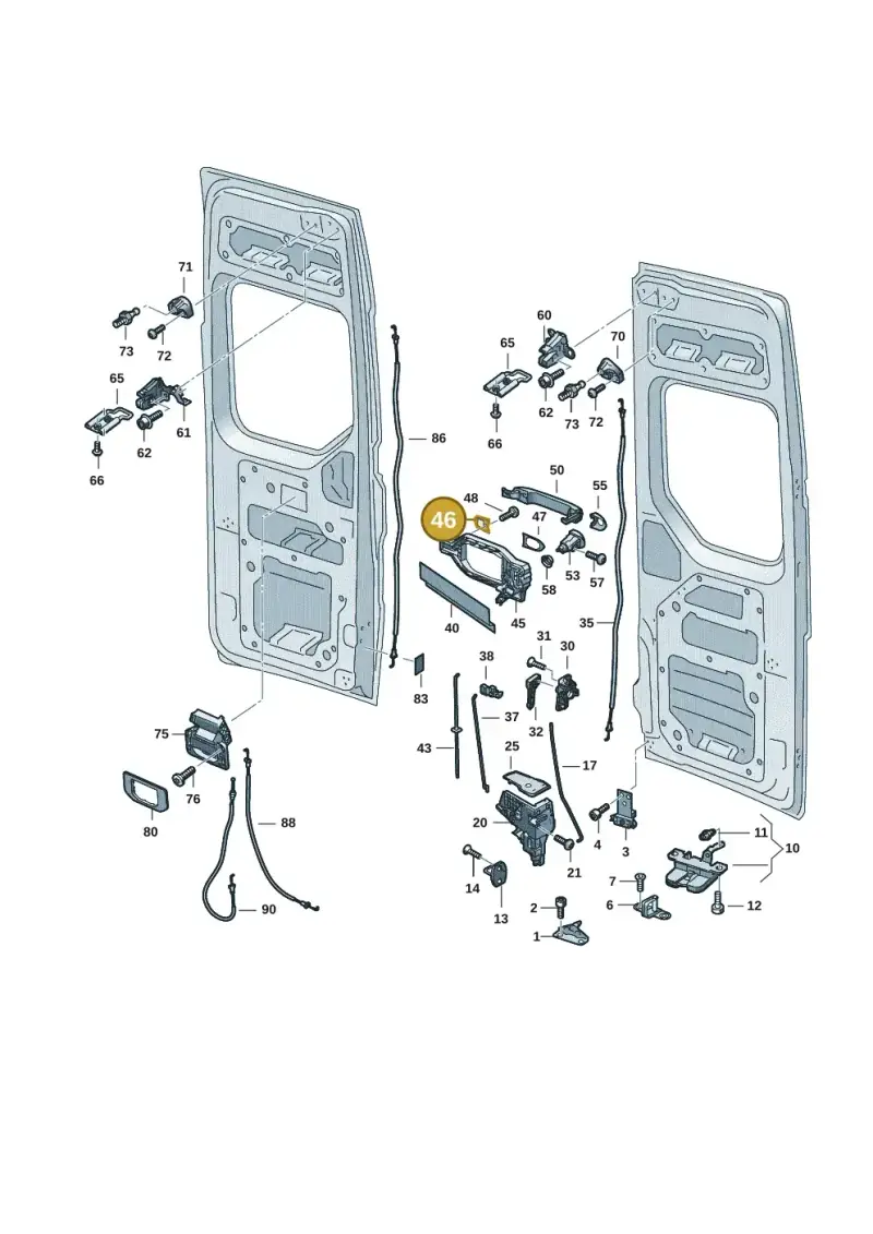 7C0837209A — Volkswagen MAN TGE 55 (2016-2021) diagram 7c0827110, position 46