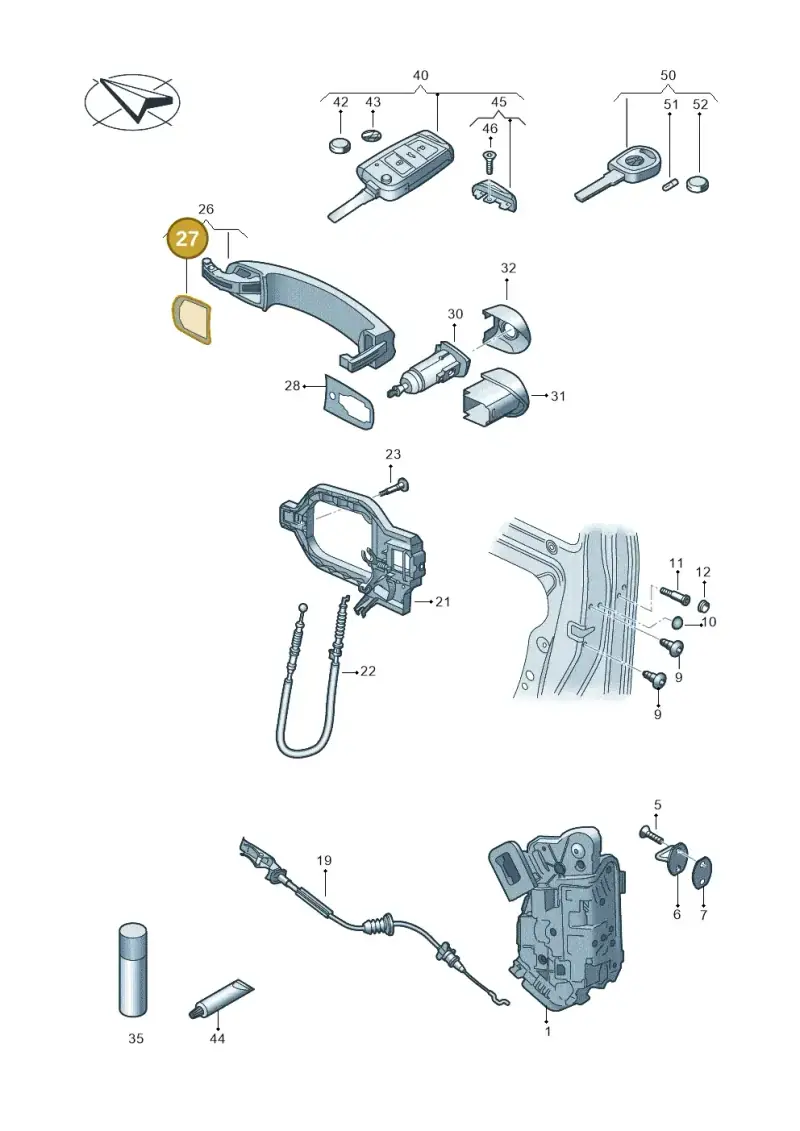 7C0837209A — Volkswagen E-Crafter 35 (2018-2024) diagram 806837000, position 27