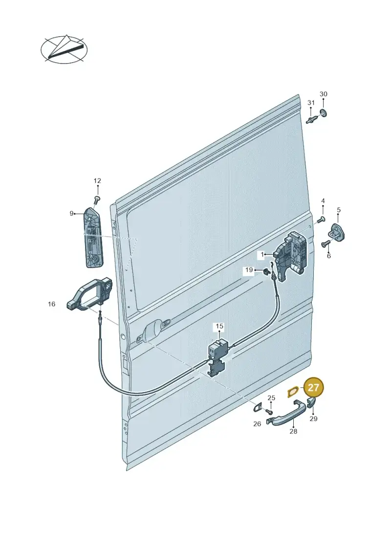 7C0837209A — Volkswagen E-Crafter 35 (2018-2024) diagram 806843300, position 27