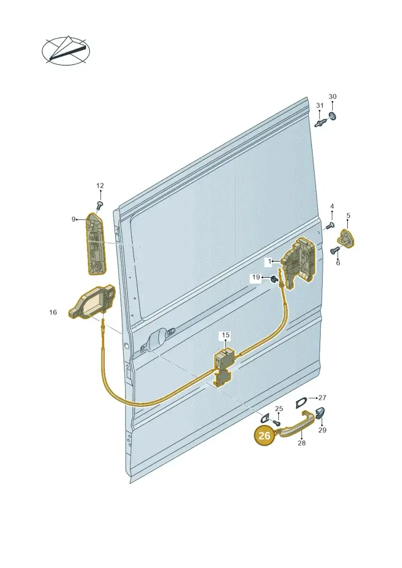 7C0837211A — Volkswagen E-Crafter 35 (2018-2024) diagram 806843300, position 26