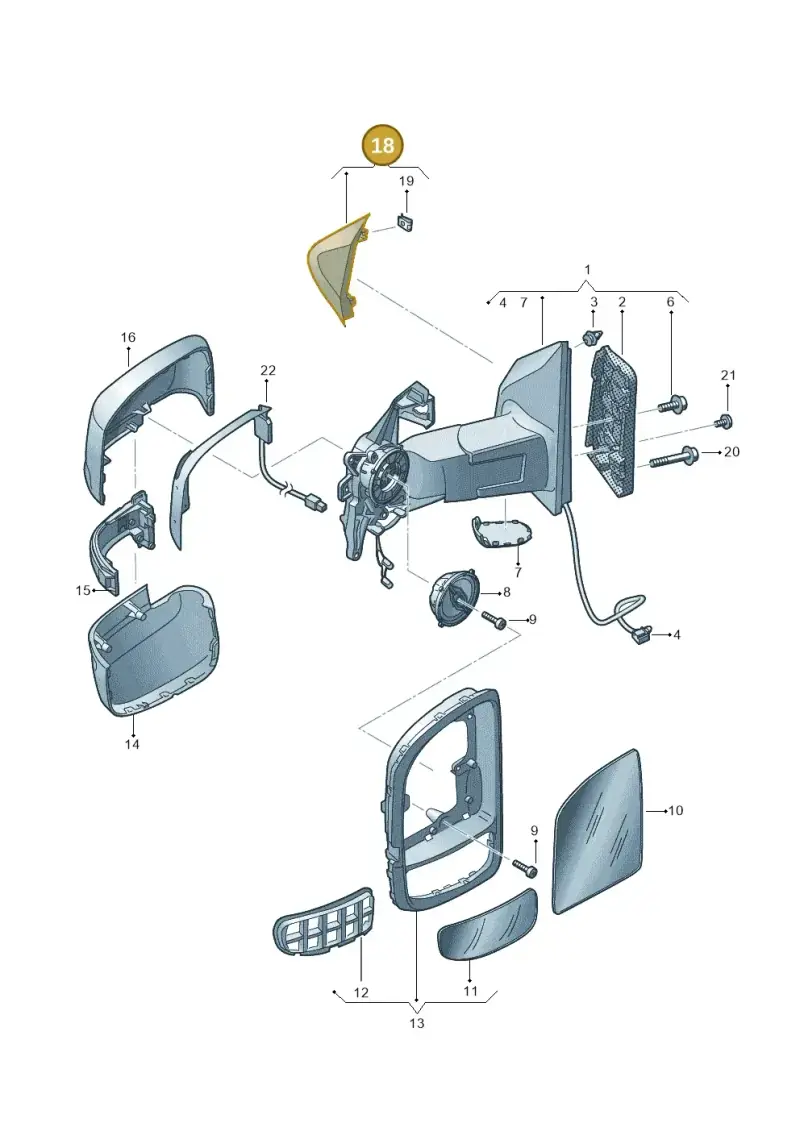 7C08575389B9 — Volkswagen MAN TGE 35 (2016-2021) diagram 807857450, position 18