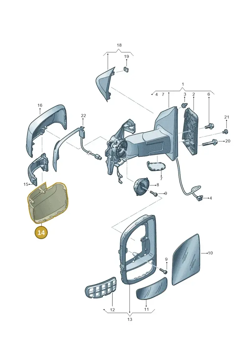 7C0857603A9B9 — Volkswagen MAN TGE 35 (2016-2021) diagram 807857450, position 14
