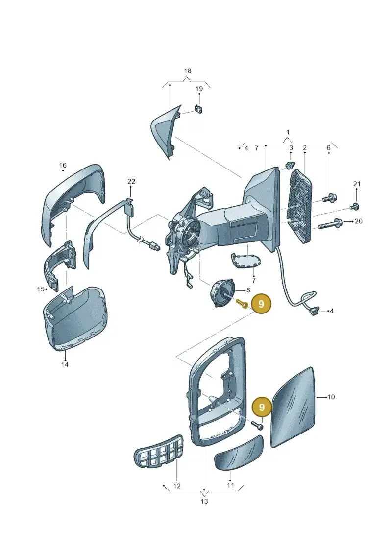 7C0898011 — Volkswagen MAN TGE 35 (2016-2021) diagram 807857450, position 9