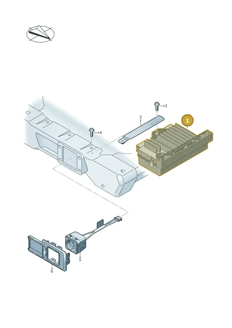 7C0907155 — Volkswagen E-Crafter 35 (2018-2024) diagram 599919025, position 1