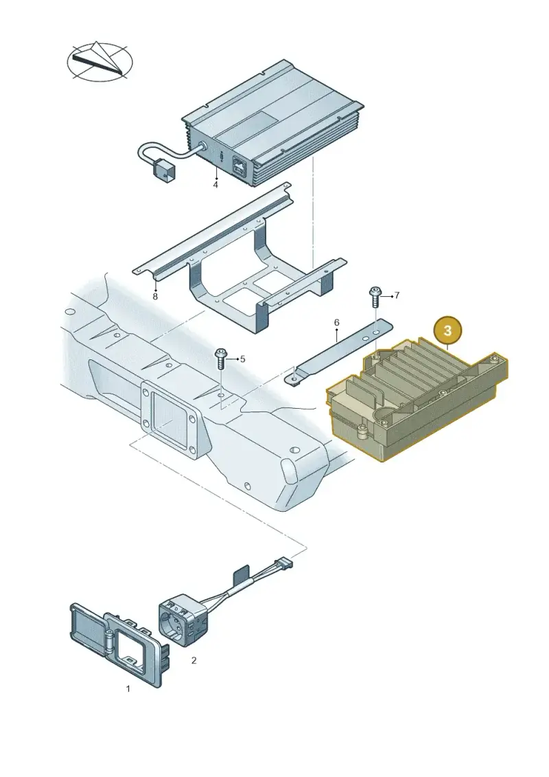 7C0907155 — Volkswagen MAN TGE 55 (2016-2021) diagram 806919250, position 3