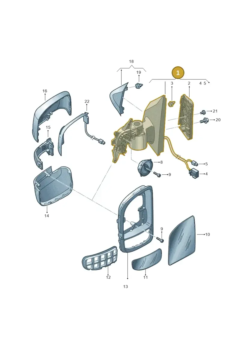 7C1857408J9B9 — Volkswagen E-Crafter 35 (2018-2024) diagram 806857400, position 1