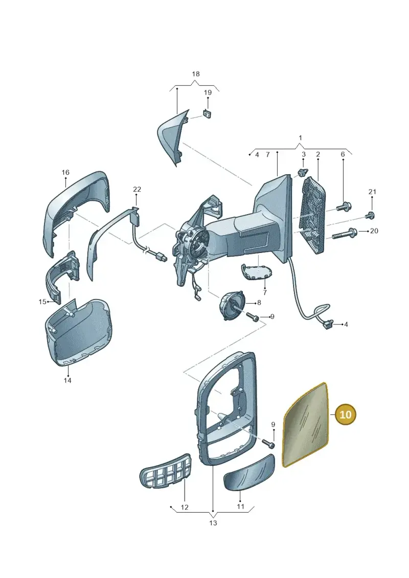 7C1857522D — Volkswagen MAN TGE 35 (2016-2021) diagram 807857450, position 10