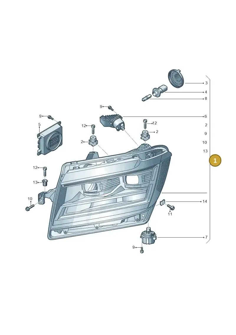 7C1941774C — Volkswagen E-Crafter 35 (2018-2024) diagram 806941100, position 1