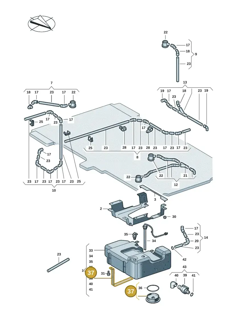 7C4068353A — Volkswagen MAN TGE 55 (2016-2021) diagram 806068035, position 37