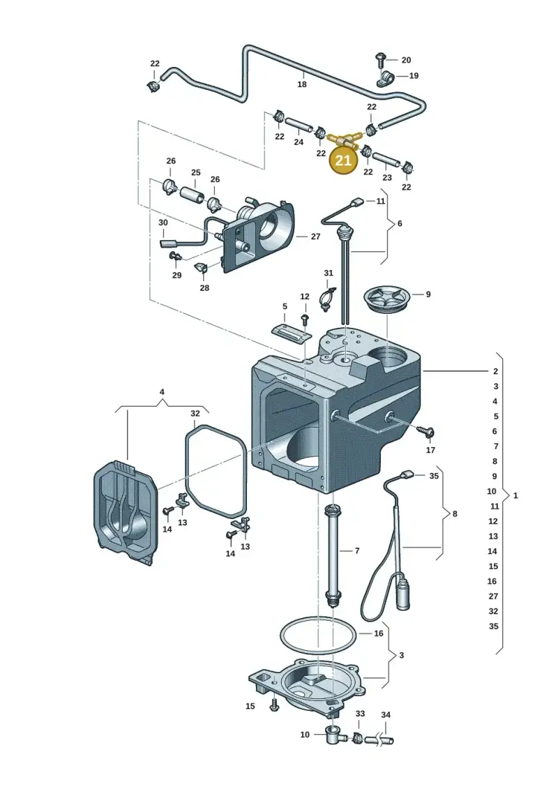 7C4070117 — Volkswagen Multivan (2021-) diagram 7t0068140, position 21
