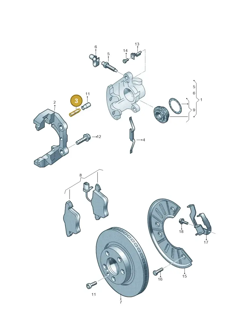 7D0615143 — Volkswagen Touareg                08> (2007-) diagram 616615400, position 3
