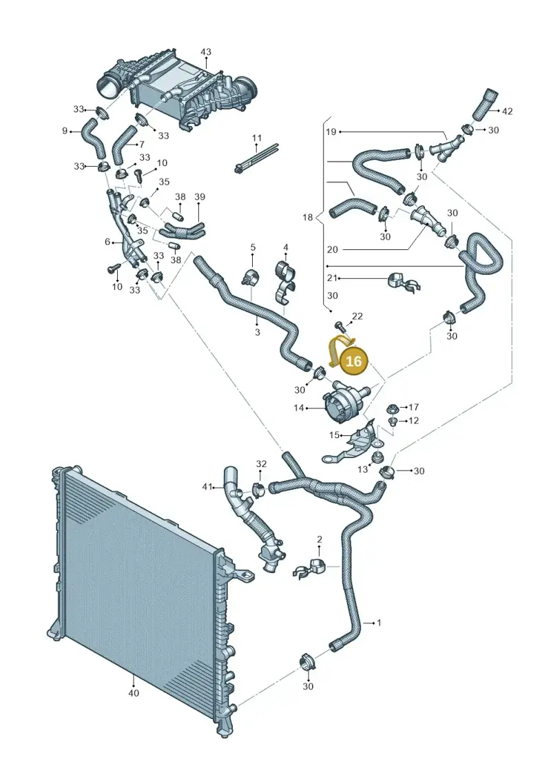 7E0121079R — Volkswagen MAN TGE 55 (2016-2021) diagram 806121100, position 16