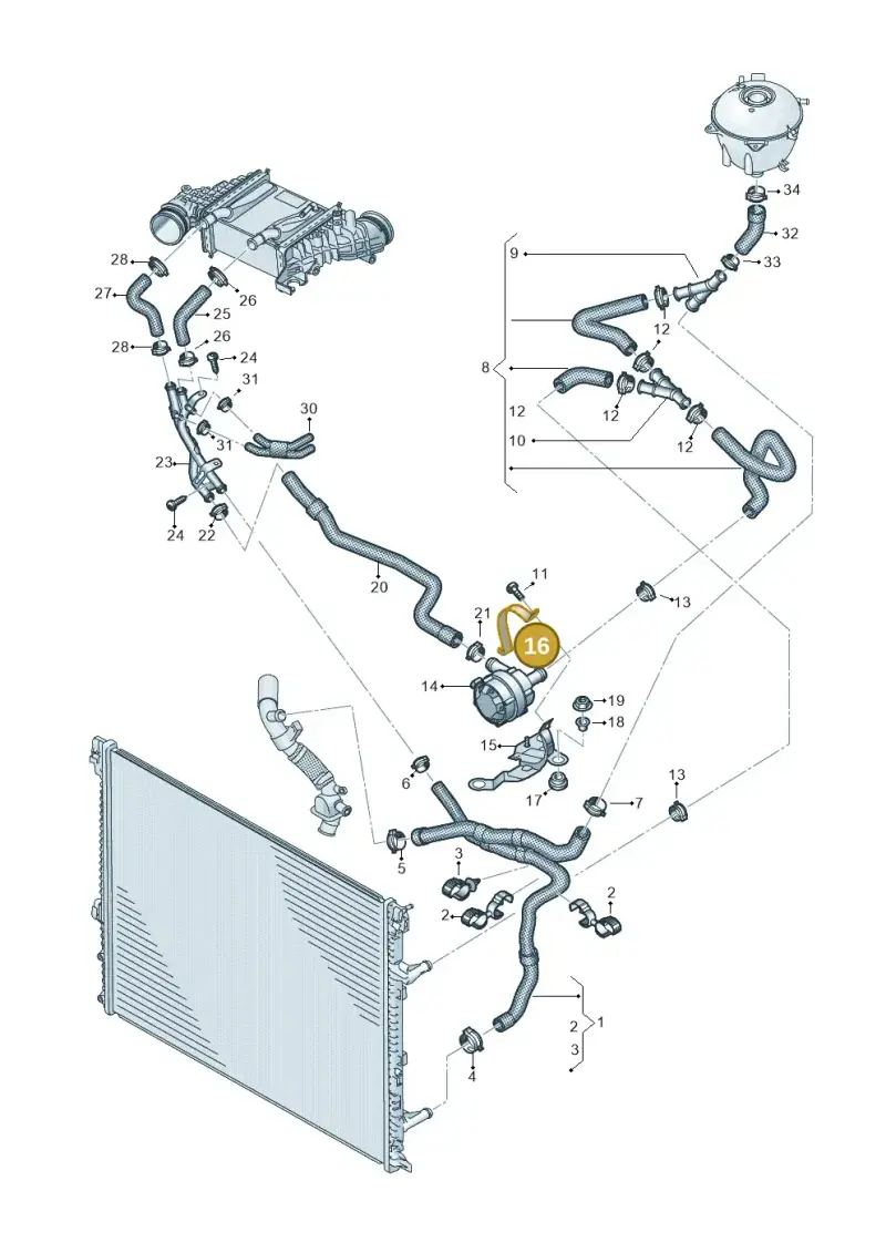7E0121079R — Volkswagen MAN TGE 55 (2016-2021) diagram 806121501, position 16