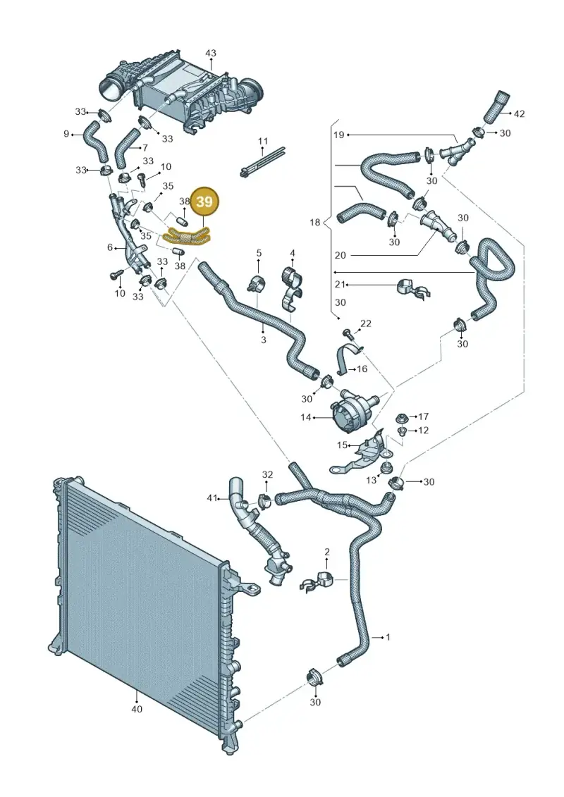 7E0121086AE — Volkswagen MAN TGE 55 (2016-2021) diagram 806121100, position 39