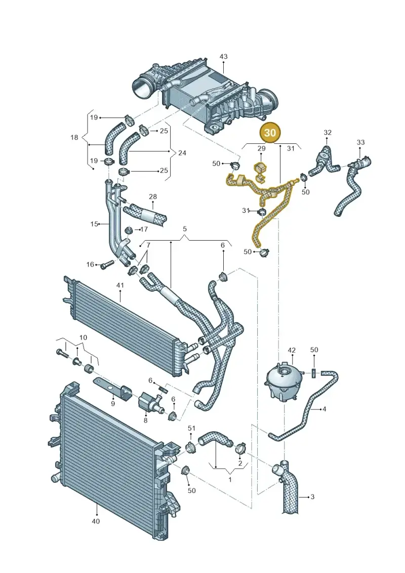 7E0122447T — Volkswagen Transport. multivan (2019-2024) diagram 871121690, position 30
