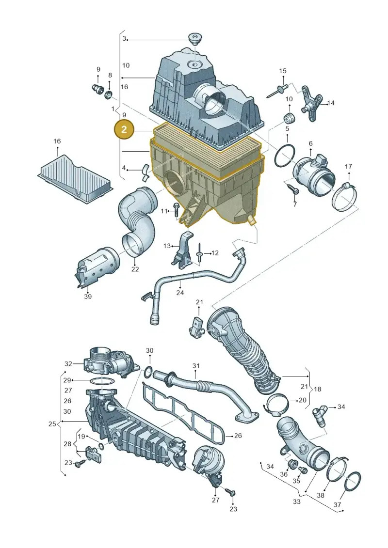 7E0129620A — Volkswagen Caravelle (2015-2019) diagram 861129300, position 2