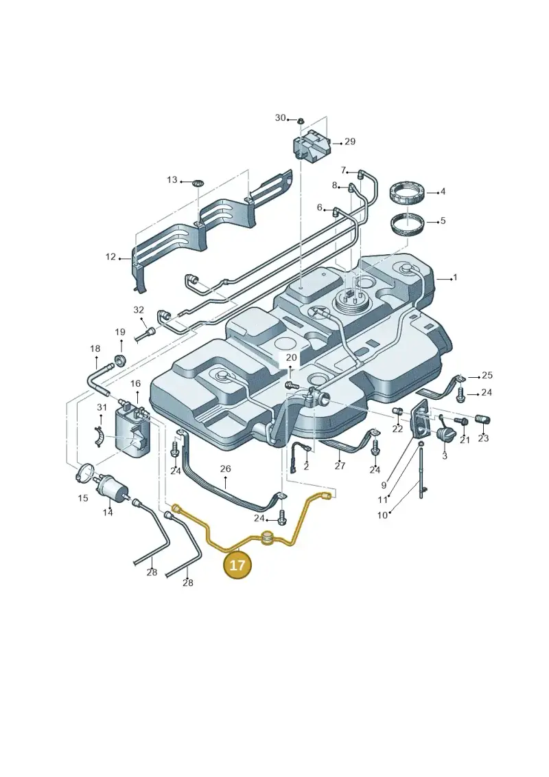 7E0201059B — Volkswagen Transp. caravelle (2011-2015) diagram 731201480, position 17