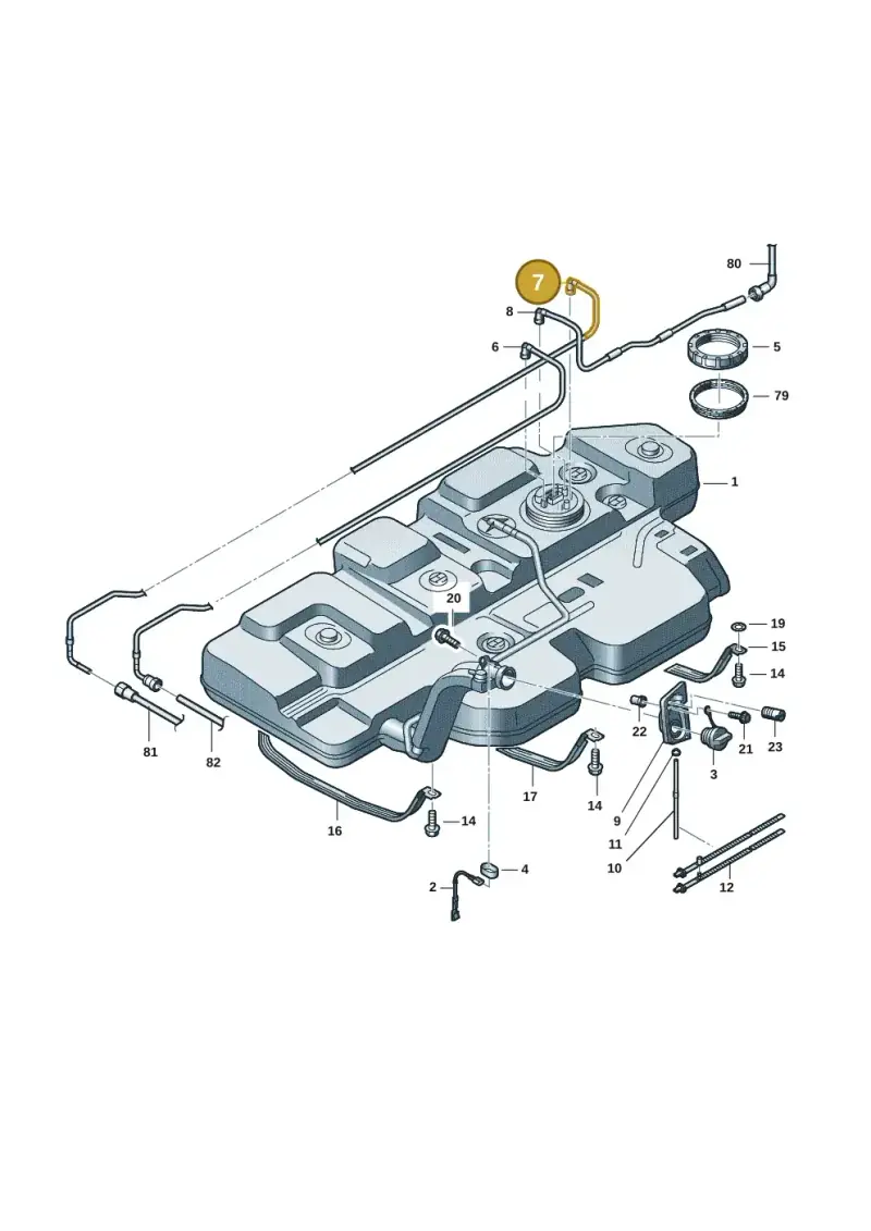 7E0201359C — Volkswagen Transport. multivan (2019-2024) diagram 7em201060, position 7