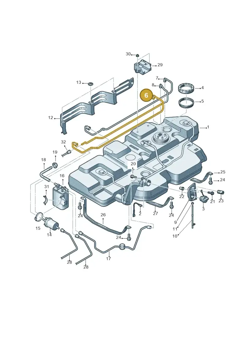 7E0201359F — Volkswagen Transp. caravelle (2011-2015) diagram 731201480, position 6