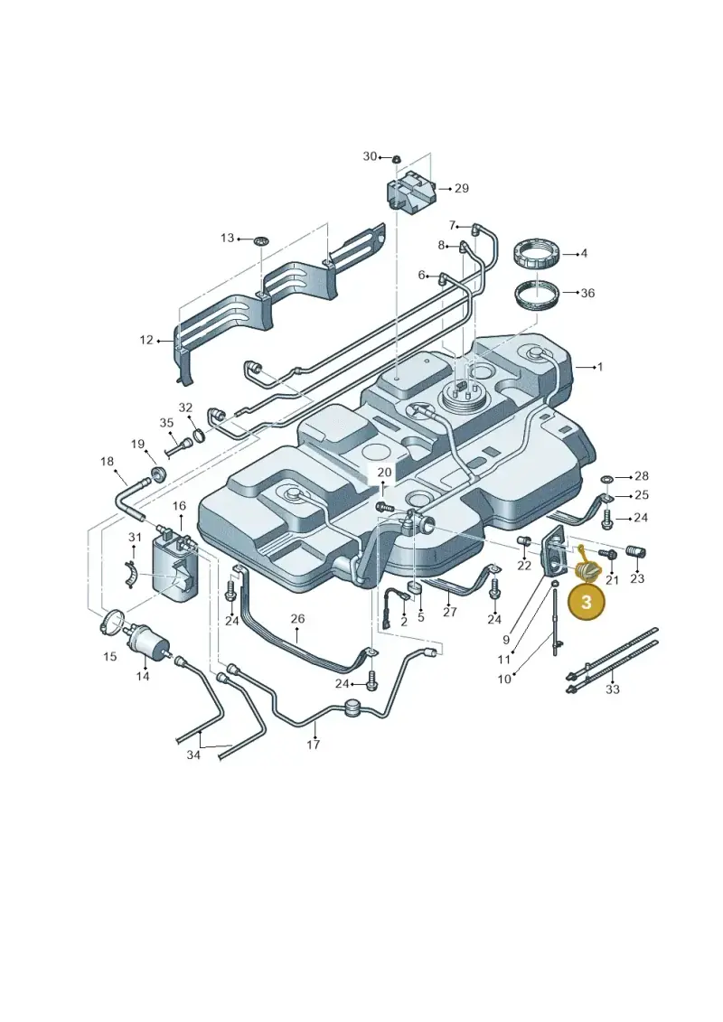 7E0201550B — Volkswagen Caravelle (2015-2019) diagram 862201400, position 3