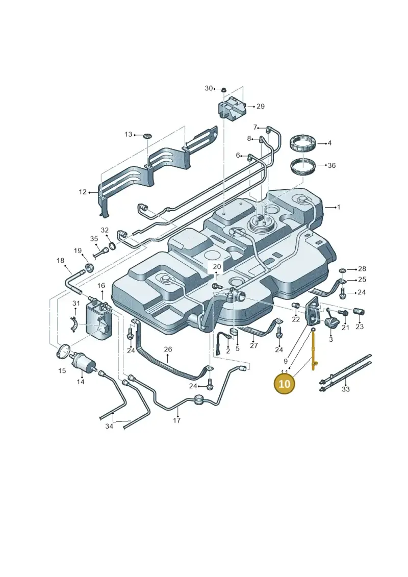 7E0201820 — Volkswagen Caravelle (2015-2019) diagram 862201400, position 10