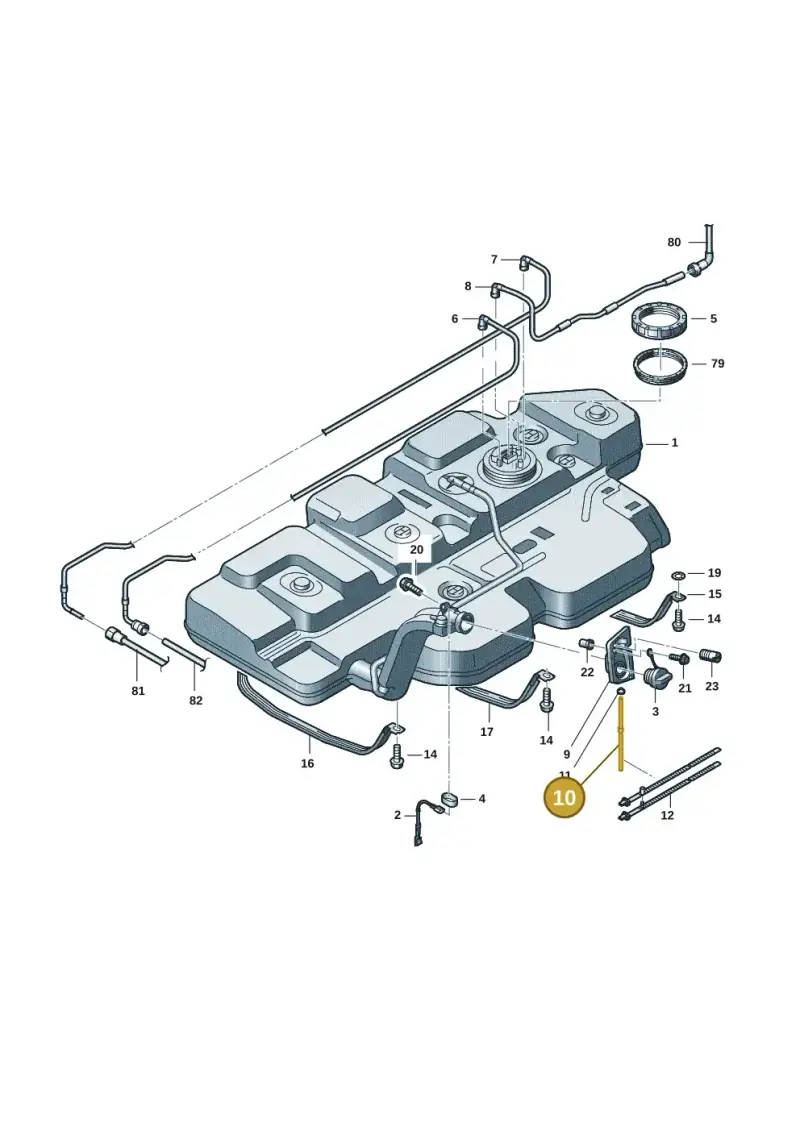 7E0201820 — Volkswagen Transport. multivan (2019-2024) diagram 7em201060, position 10