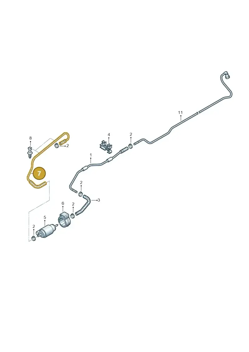 7E0201901E — Volkswagen Caravelle (2015-2019) diagram 861201800, position 7