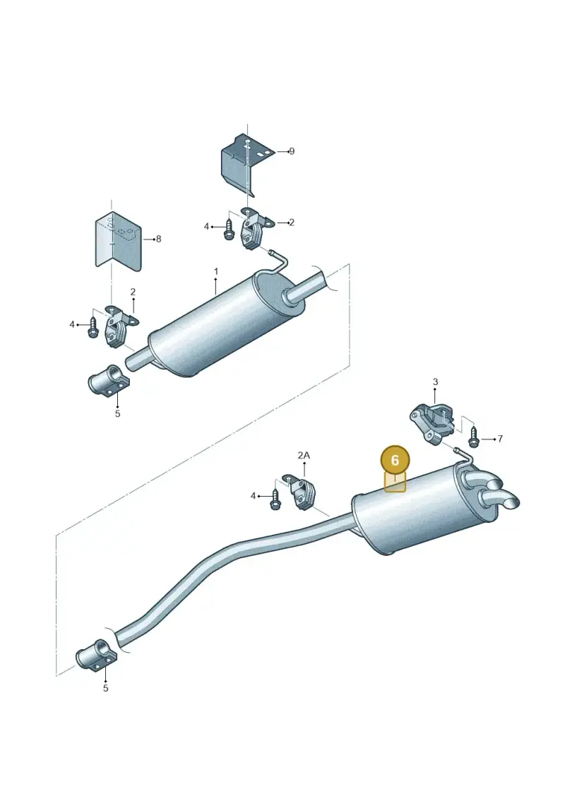 7E0253609L — Volkswagen Transp. caravelle (2011-2015) diagram 410253800, position 6