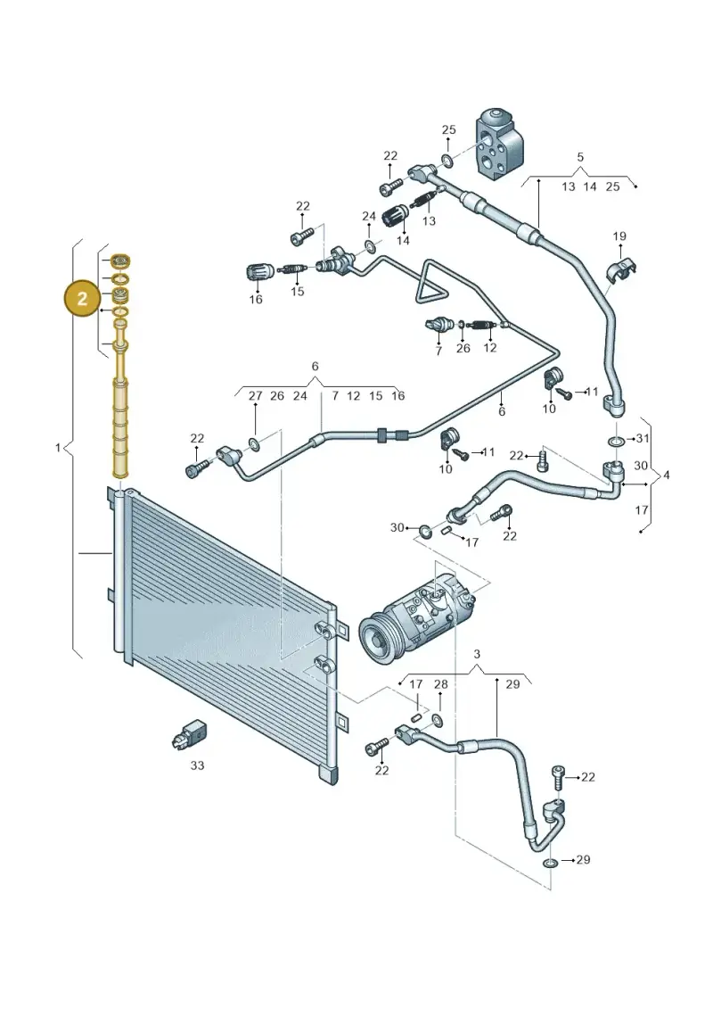7E0298403 — Volkswagen Amarok twin cab (2016-2022) diagram 683820250, position 2