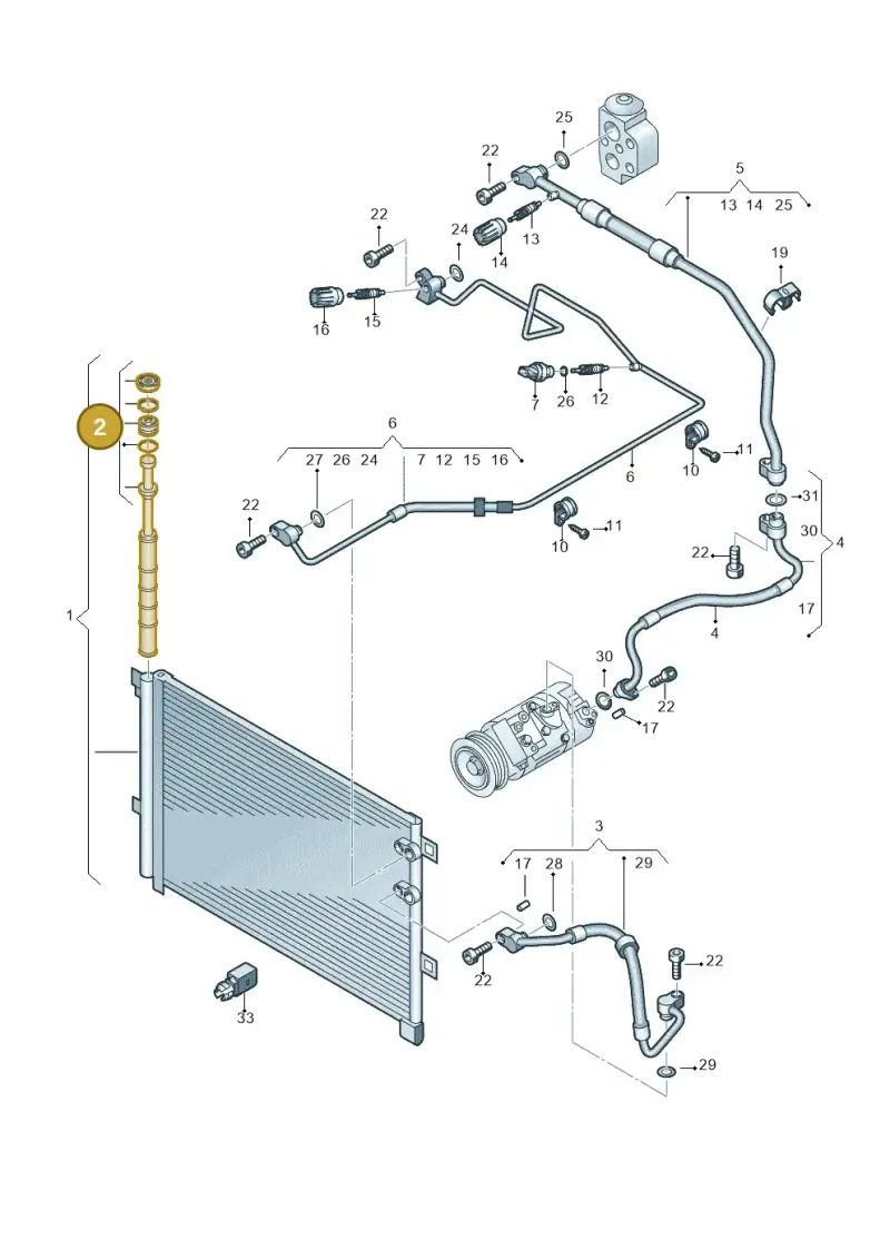7E0298403 — Volkswagen Amarok twin cab (2022-) diagram 683820150, position 2
