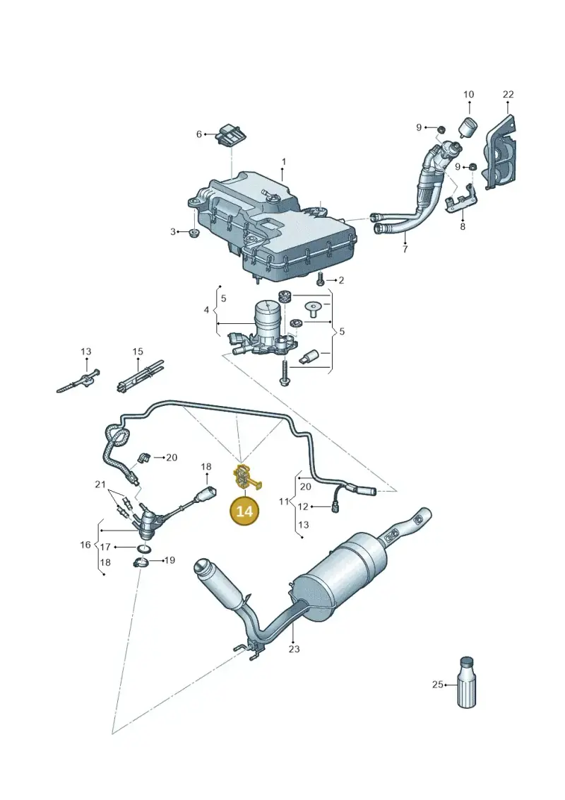 7E0611797 — Volkswagen Transport. multivan (2019-2024) diagram 861253560, position 14