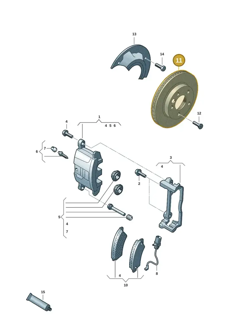 7E0615301D — Volkswagen Transport. multivan (2019-2024) diagram 7fp615000, position 11