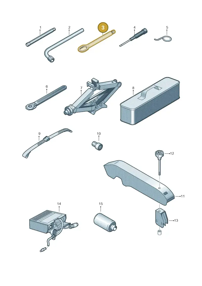 7E0807401 — Volkswagen Single-cab transp. (2019-2024) diagram 862011100, position 3