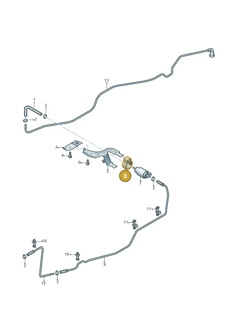 7E0813549 — Volkswagen MAN TGE 55 (2016-2021) diagram 806201800, position 8