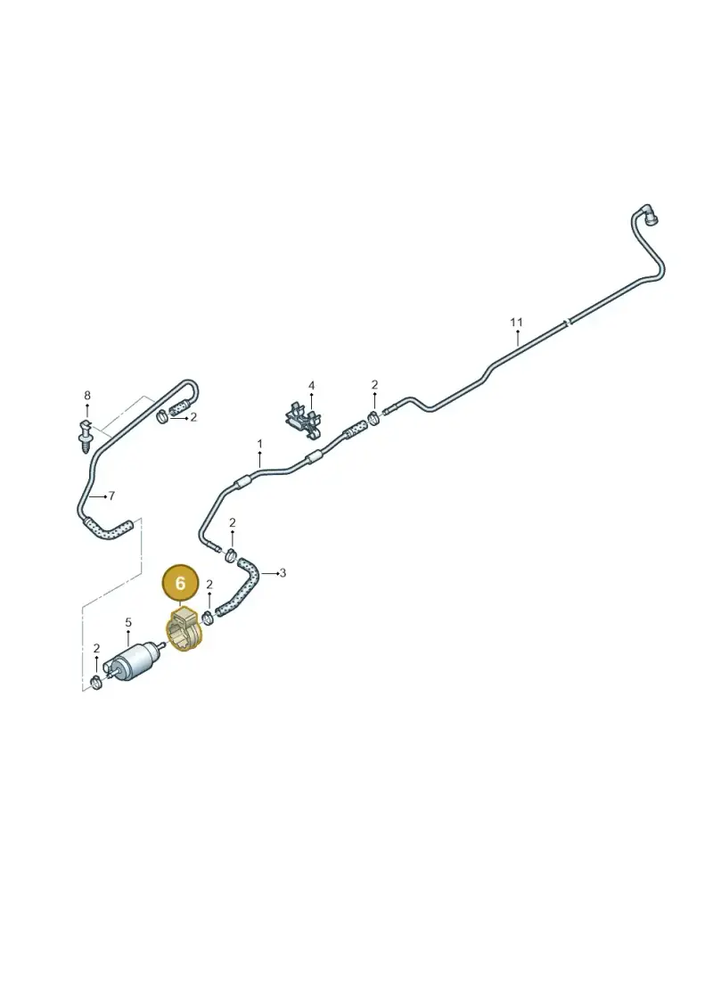 7E0813549 — Volkswagen Caravelle (2015-2019) diagram 861201800, position 6