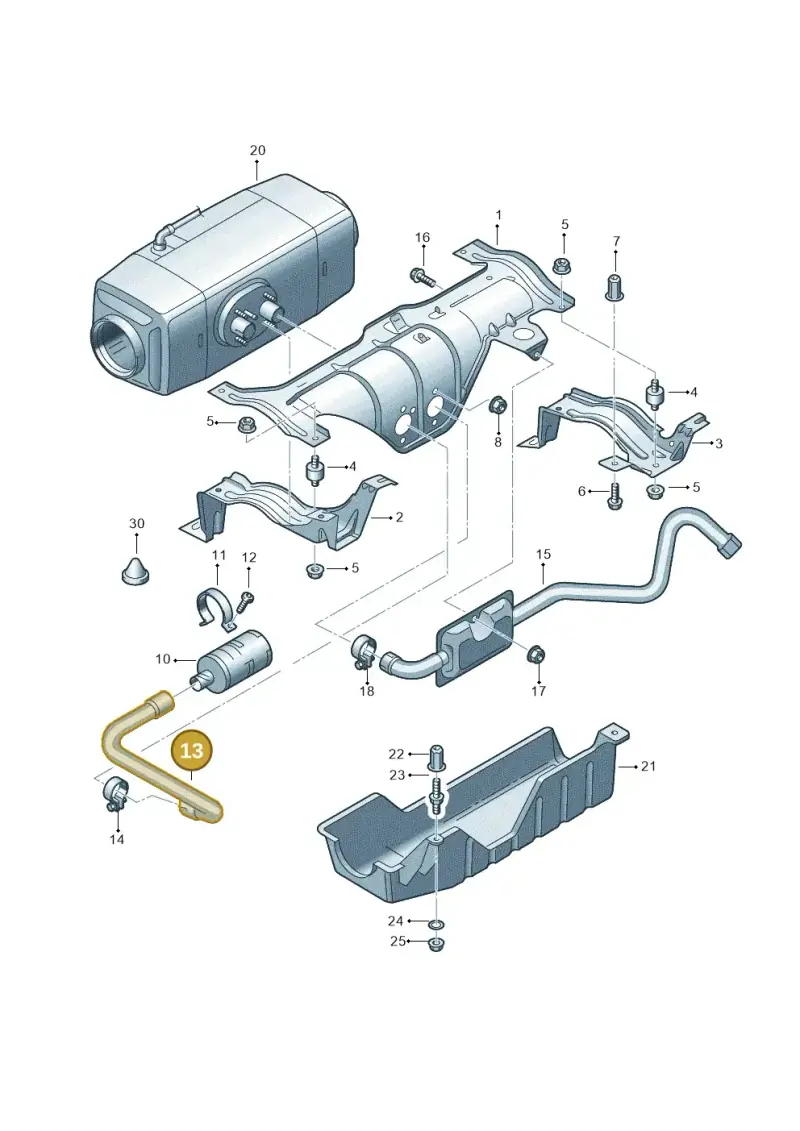 7E0815857 — Volkswagen Single-cab transp. (2019-2024) diagram 862819550, position 13